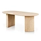 Elliptical dining table